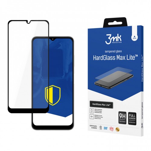 Samsung Galaxy A22 5G Black - 3mk HardGlass Max Lite