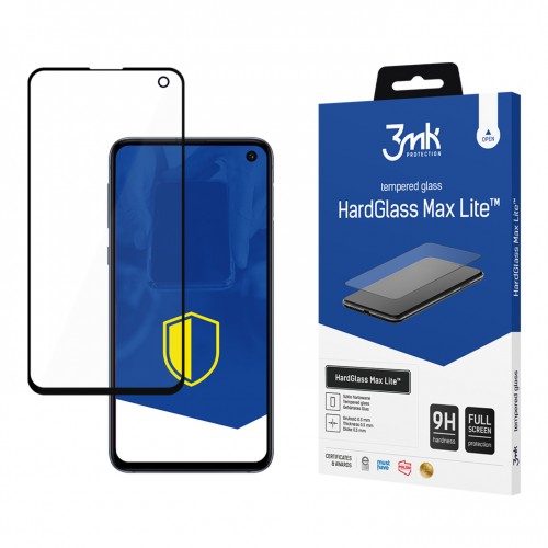 Samsung Galaxy S10e Black - 3mk HardGlass Max Lite
